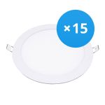 Voordeelpak 15x LED Downlight UltraSlim 24W 1950lm 110D - 840 Koel Wit | 295mm - Zaagmaat 280mm