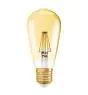 Osram Vintage 1906 LED E27 Edison Filament Goud 7W 725lm - 825 Zeer Warm Wit | Dimbaar - Vervangt 60W