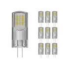 Voordeelpak 10x Osram Parathom LED Pin G4 2.6W 300lm - 827 Zeer Warm Wit | Vervangt 28W