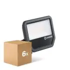 Voordeelpak 6x Ledvance LED Breedstraler Aluminium Zwart 69W 10000lm 100D - 840 Koel Wit | IP66 - Symmetrisch
